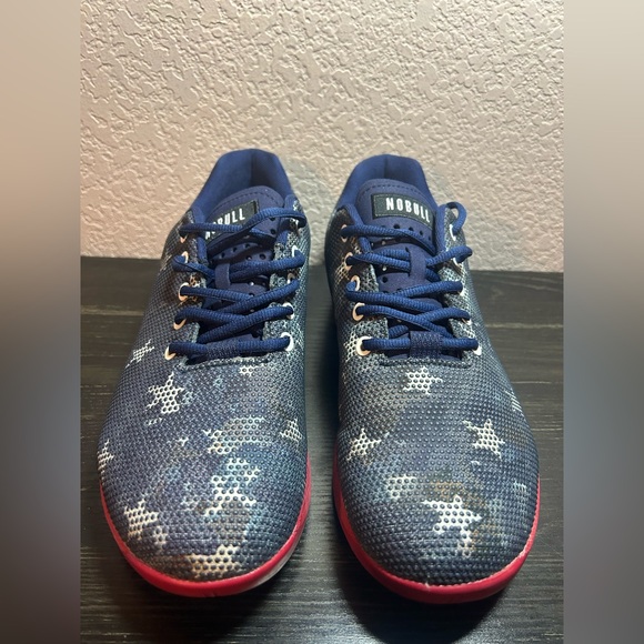 No Bull Project Flag CrossFit USA Shoes Navy Stars Mens Size 11 Womens Size 12.5 - Picture 1 of 9